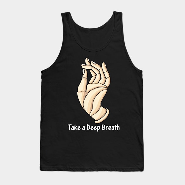 Take a Deep Breath Buddha Tank Top by KewaleeTee